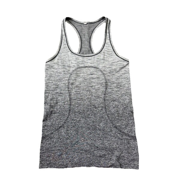 Lululemon Swiftly Tech Tank Size 6 Grey GUC Sporty - Picture 1 of 5